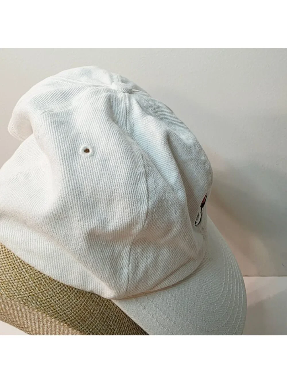 Disney Minnie Mouse Love Your Melon White Denim Hat Baseball Cap